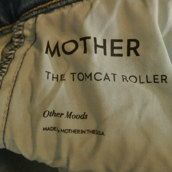 MOTHER Tomcat Roller wide leg Jeans - Picture 5 of 9